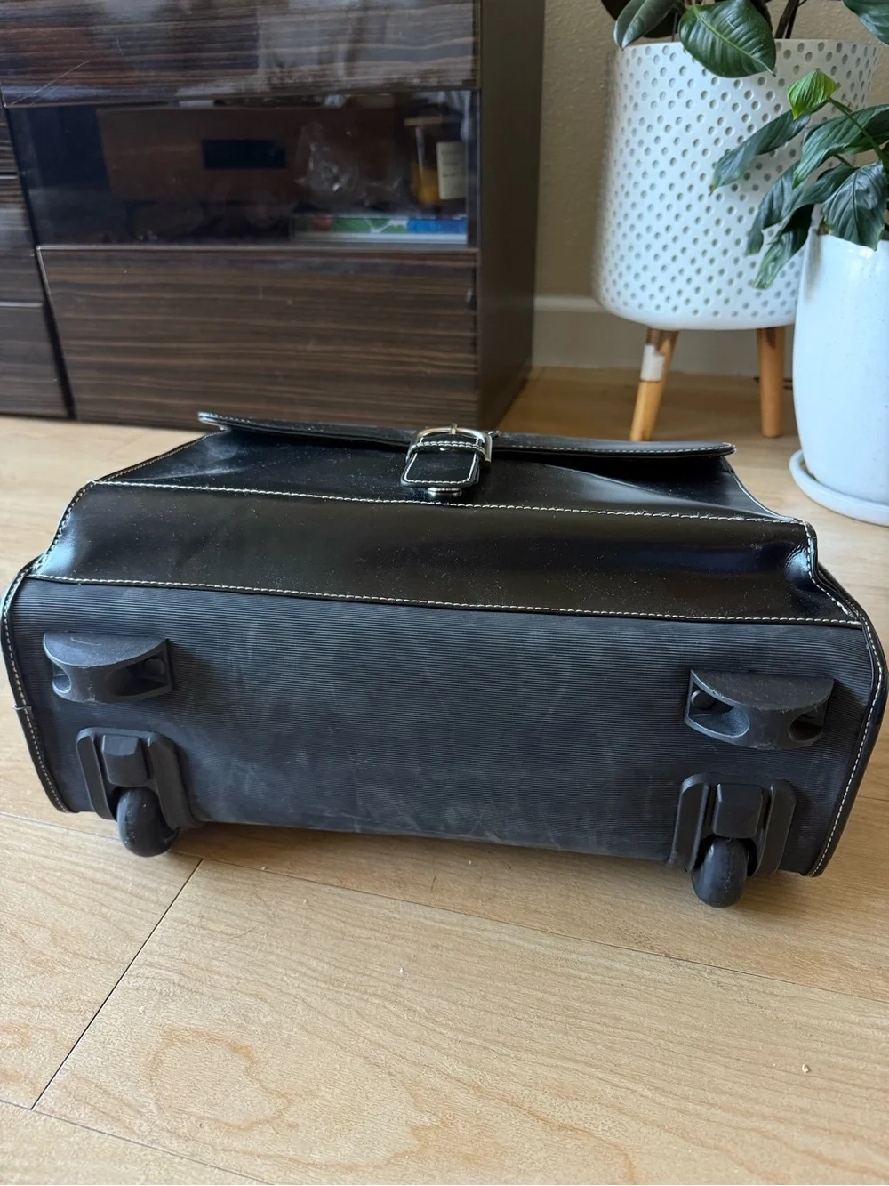Franklin Covey Wheeled Leather Business Case